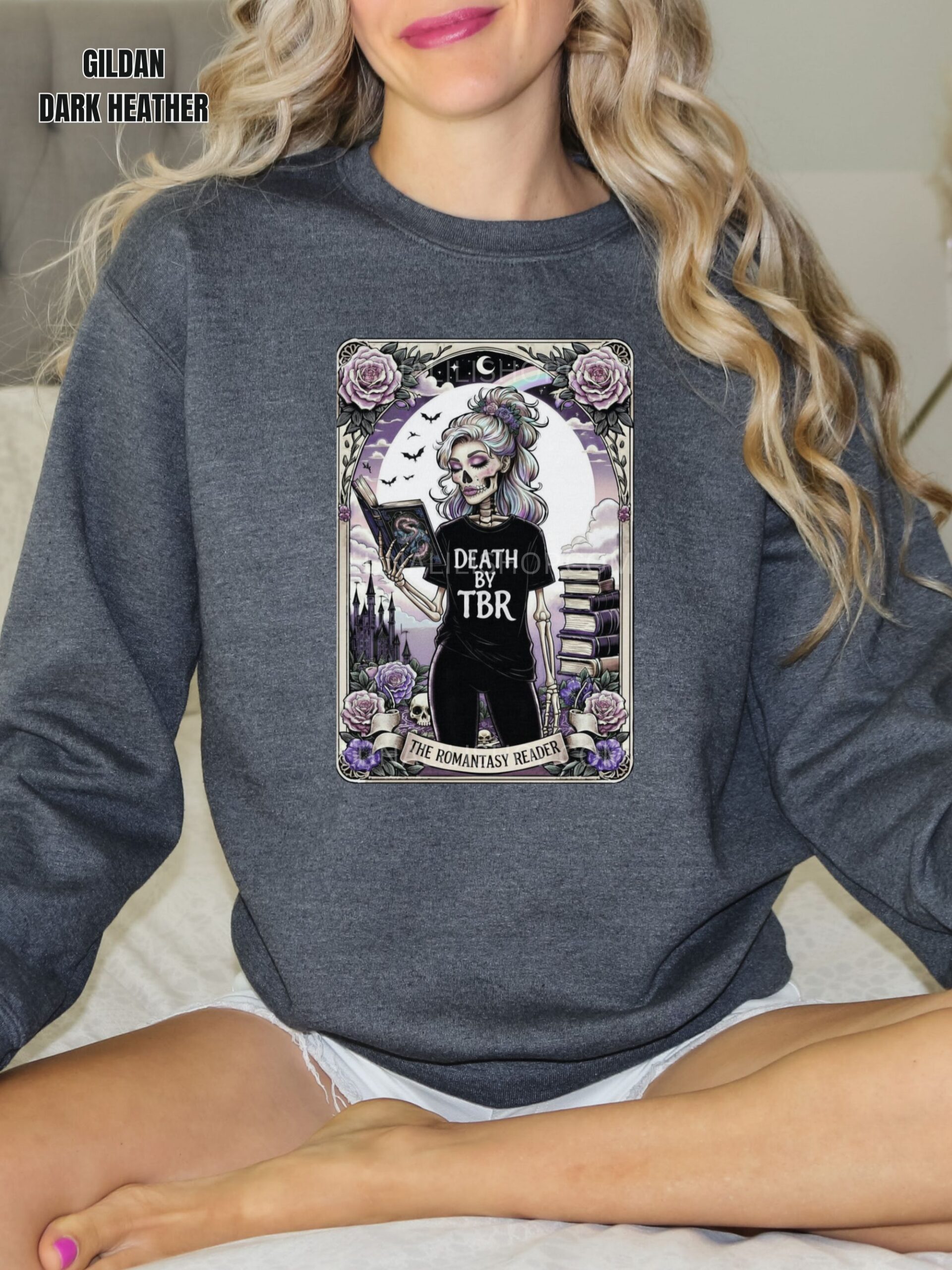 The Romantasy Reader Sweatshirt, Death by TBR - Image 8