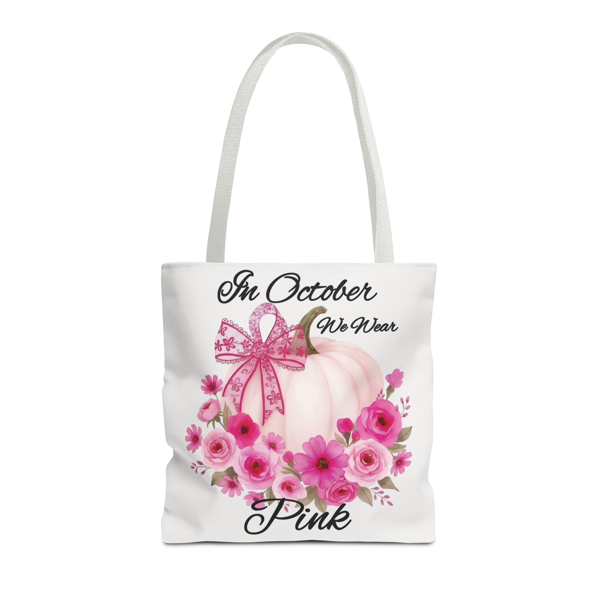 In October We Wear Pink Tote Bag - Image 5
