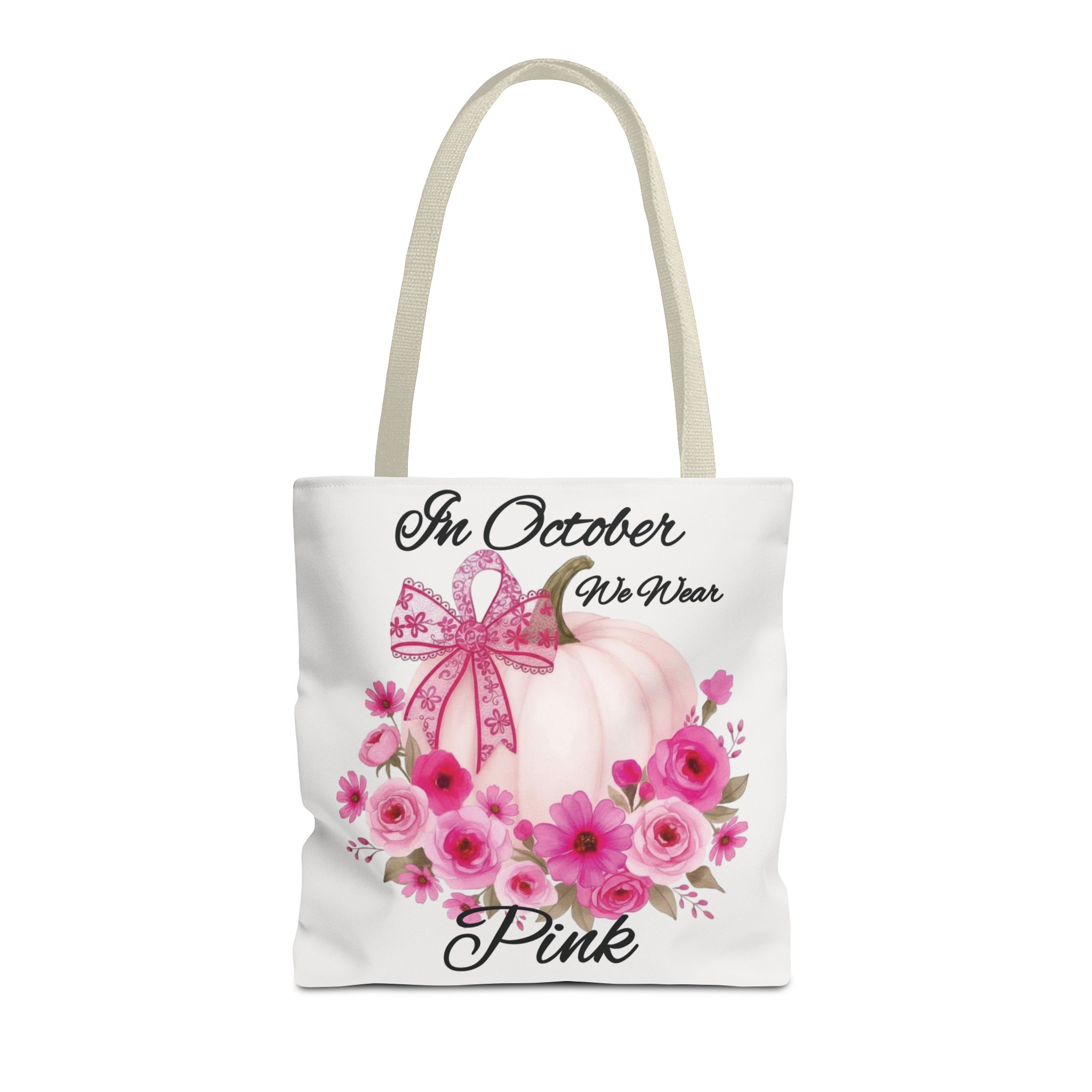 In October We Wear Pink Tote Bag - Image 8
