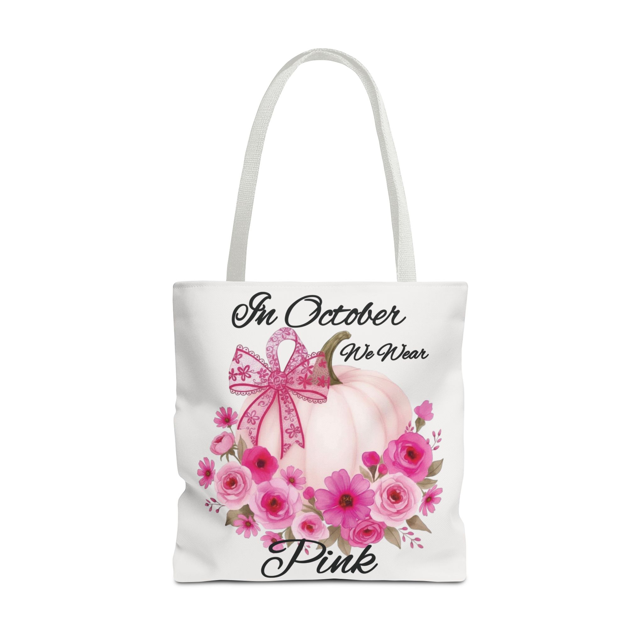 In October We Wear Pink Tote Bag - Image 6