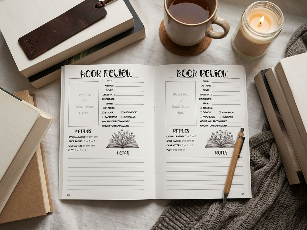50 Book Review Journal - Image 6